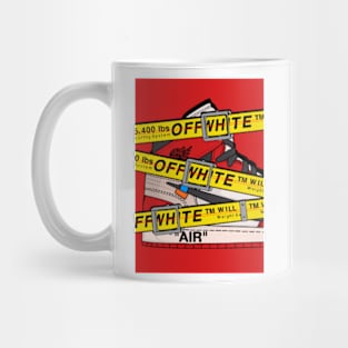 red shoe and belt Mug